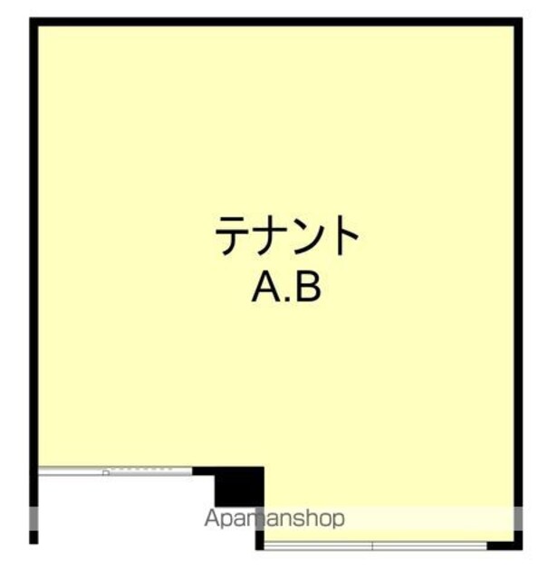 和歌山県和歌山市黒田[店舗/49.19m2]の間取図