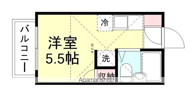 アビタシオン東伏見Bの間取り写真
