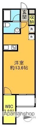 東京都世田谷区代田２丁目[1R/36.95m2]の間取図