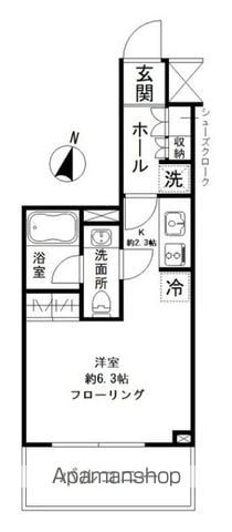 パークリュクス清澄白河の間取り写真