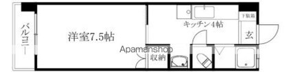 吉野マンション[1K/20m2]の間取図