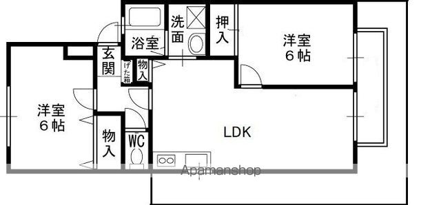 ラピュタ武庫之荘の間取り写真