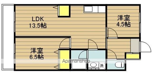ウエストパレス蕨Ⅱの間取り