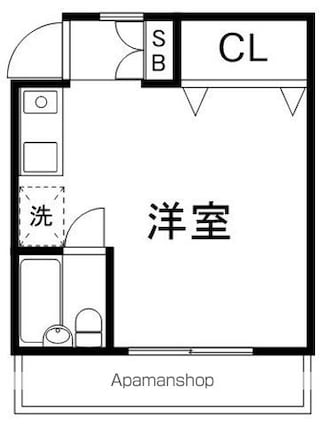 ステアウェル本郷[1R/19m2]の間取図