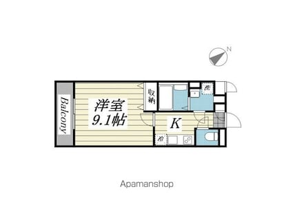 アークヒルズ神栖（仮）[1K/30.06m2]の間取図