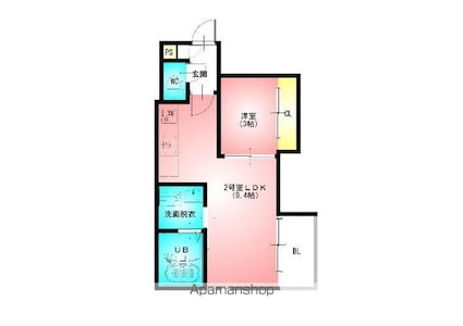 ＲＥＧＡＬＥＳＴ　本千葉[1LDK/30.12m2]の間取図