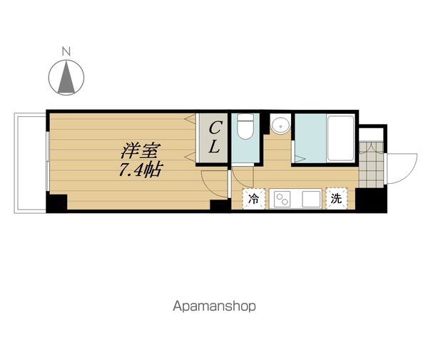 立川市柴崎町のマンションの間取り