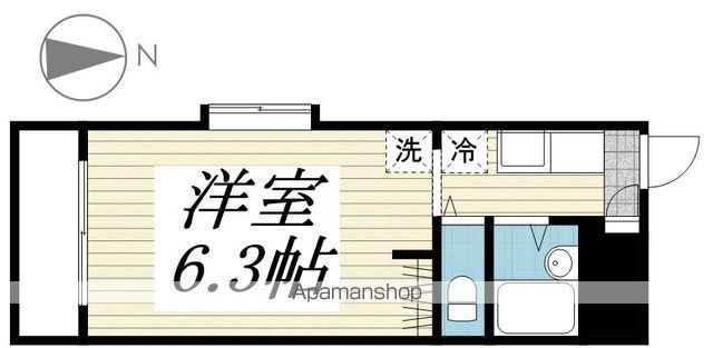 【立川市栄町のマンションの間取り】