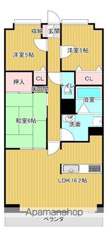 エアフォルク竹原の間取り写真