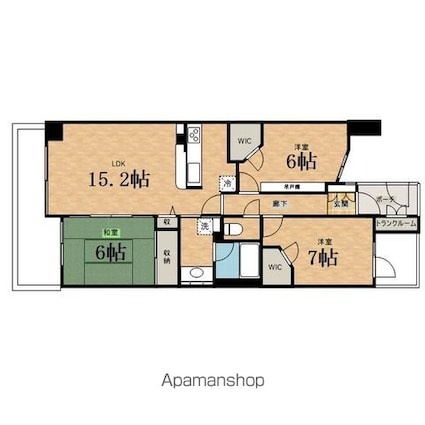 グランループ[3LDK/76.53m2]の間取図