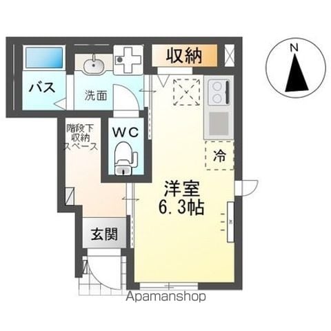 大和町1丁目アパートの間取り写真