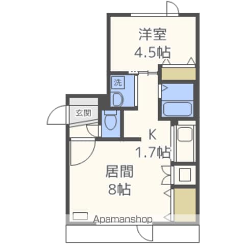OGGI南円山の間取り写真