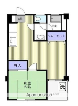東京都新宿区四谷４丁目[2DK/42m2]の間取図