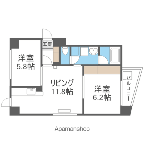 サムティ学園前の間取り写真