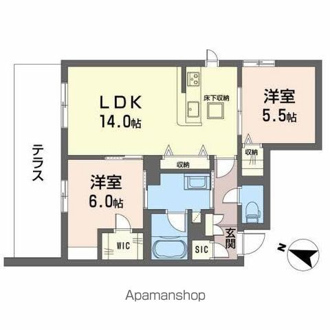 シャーメゾン ブランシュの間取り写真