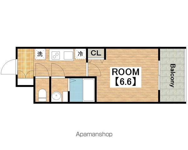 SーRESIDENCE堺湊駅前AZUREの間取り写真