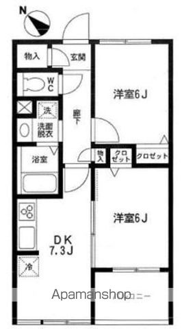 クレールコート芦花公園の間取り