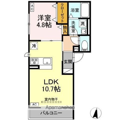 DーHILLS元魚の間取り写真