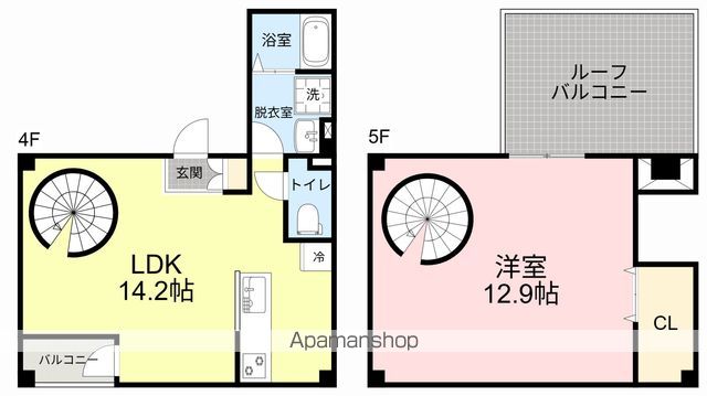 ルミエール長町の間取り写真