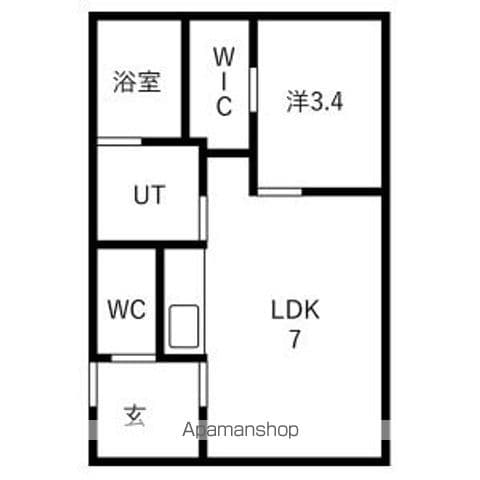 TーSQUARE本通の間取り写真