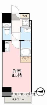 アルク北四番丁[1R/24.84m2]の間取図