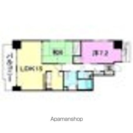 ラポール来住町[2LDK/68.26m2]の間取図