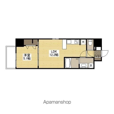 S−RESIDENCE東観音町ACHIEVEの間取り写真