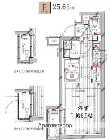 REGALIZ洗足池の間取り写真