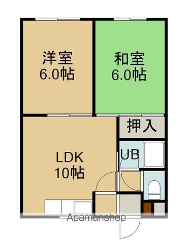 ルベール富岡の間取り写真