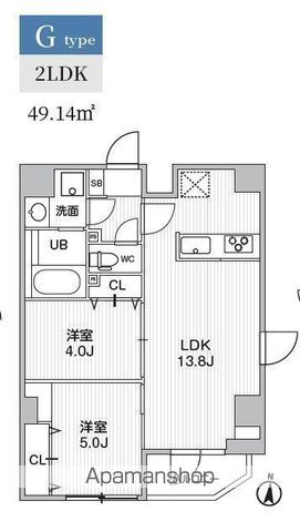S−RESIDENCE亀戸BALMの間取り写真