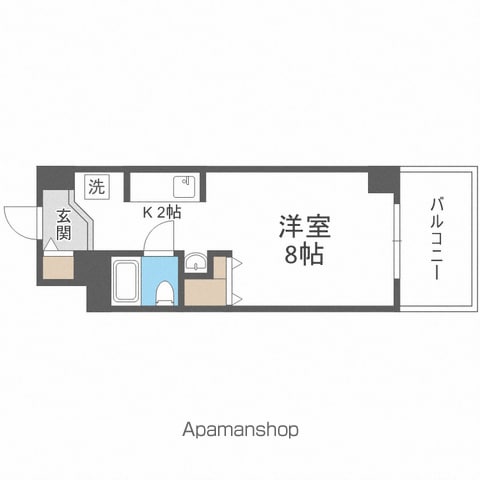 メゾンドブーケ円山の間取り写真