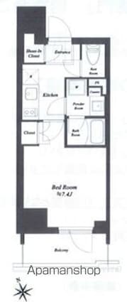 ＴＨＥ　ＧＡＴＥＨＯＵＳＥ　浅草雷門[1K/26.03m2]の間取図
