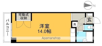 泉ビル[1R/31.96m2]の間取図