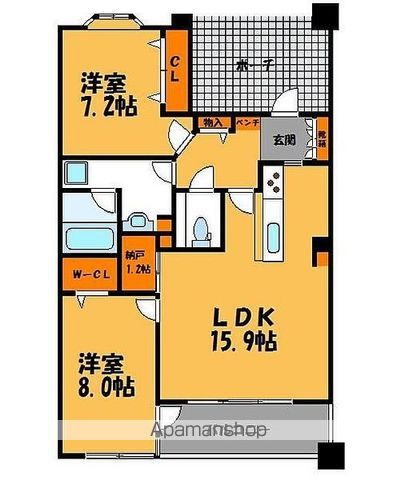アンピール舞鶴の間取り写真