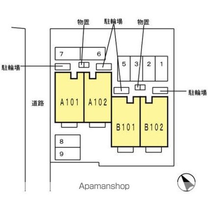 フロレゾン　ＡＢ[3LDK/90.63m2]の外観2