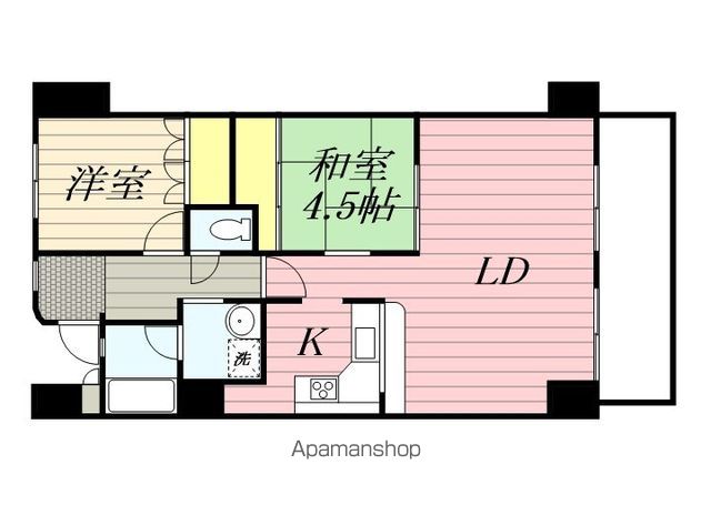 【海南市日方のマンションの間取り】