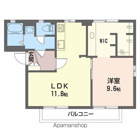 クレセントIの間取り写真