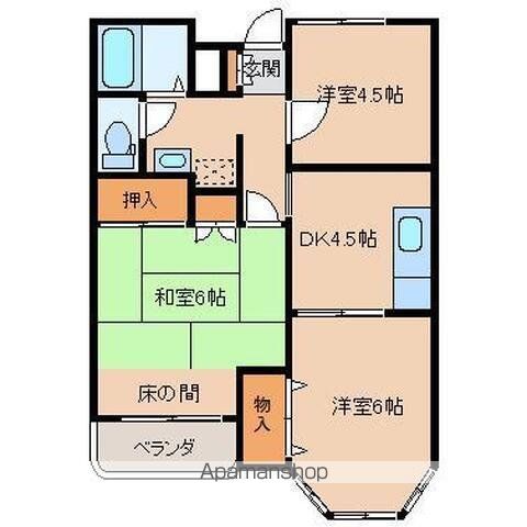 サンライト八山田の間取り写真