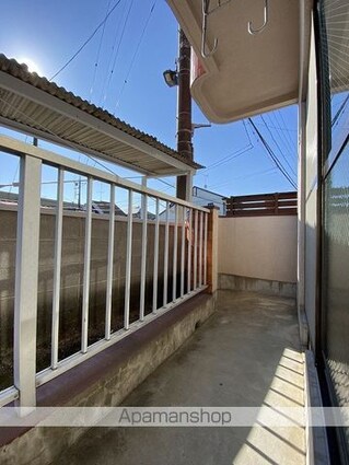 フラッツ藤[2DK/39.9m2]のバルコニー