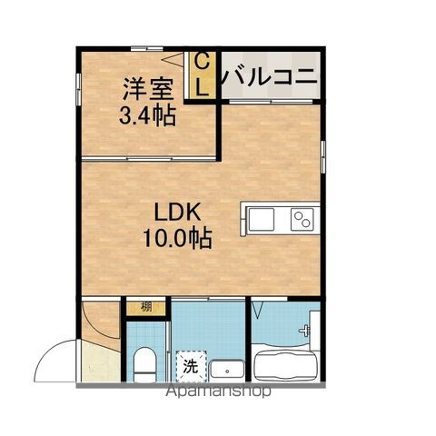 ボヌール千里丘の間取り写真