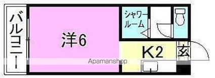 大澤ビル[1K/17m2]の間取図