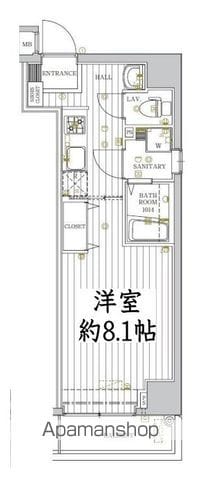 レガリス門前仲町の間取り写真