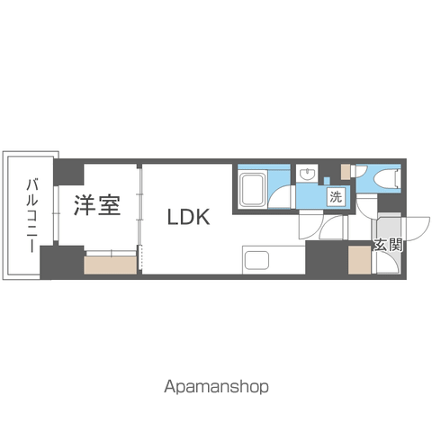 アーバネックス谷町四丁目の間取り写真