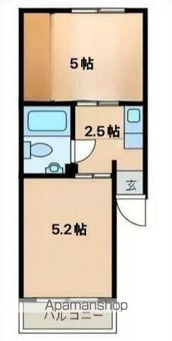 河田町ローヤルマンションの間取り写真
