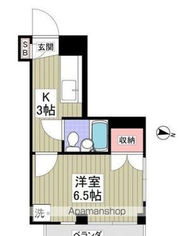 トーシンハイツ東品川の間取り写真