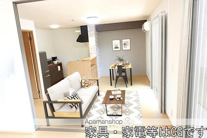 メイプルコート[2LDK/60.87m2]のリビング・居間