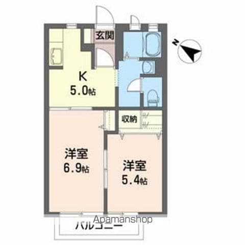 ベルハイム参番館Dの間取り写真
