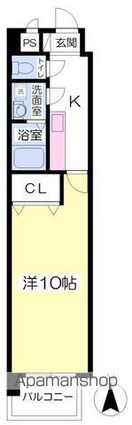 アービア永木[1K/31.69m2]の間取図