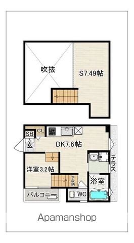 DREAMSTAGE南福岡ALBERETAの間取り写真
