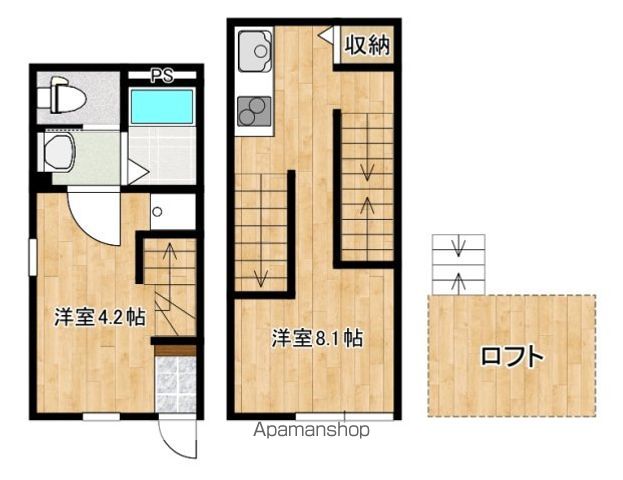 CASA COZY隅の浜の間取り写真